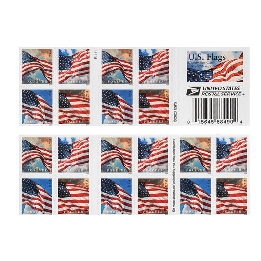 2024 US Flags Booklets / Rolls Forever First Class Postage Stamps image 3